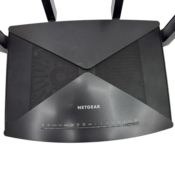 NETGEAR Nighthawk X10 R9000 AD7200 Smart WiFi Router w/ OEM Power Adapter - Picture 2 of 9
